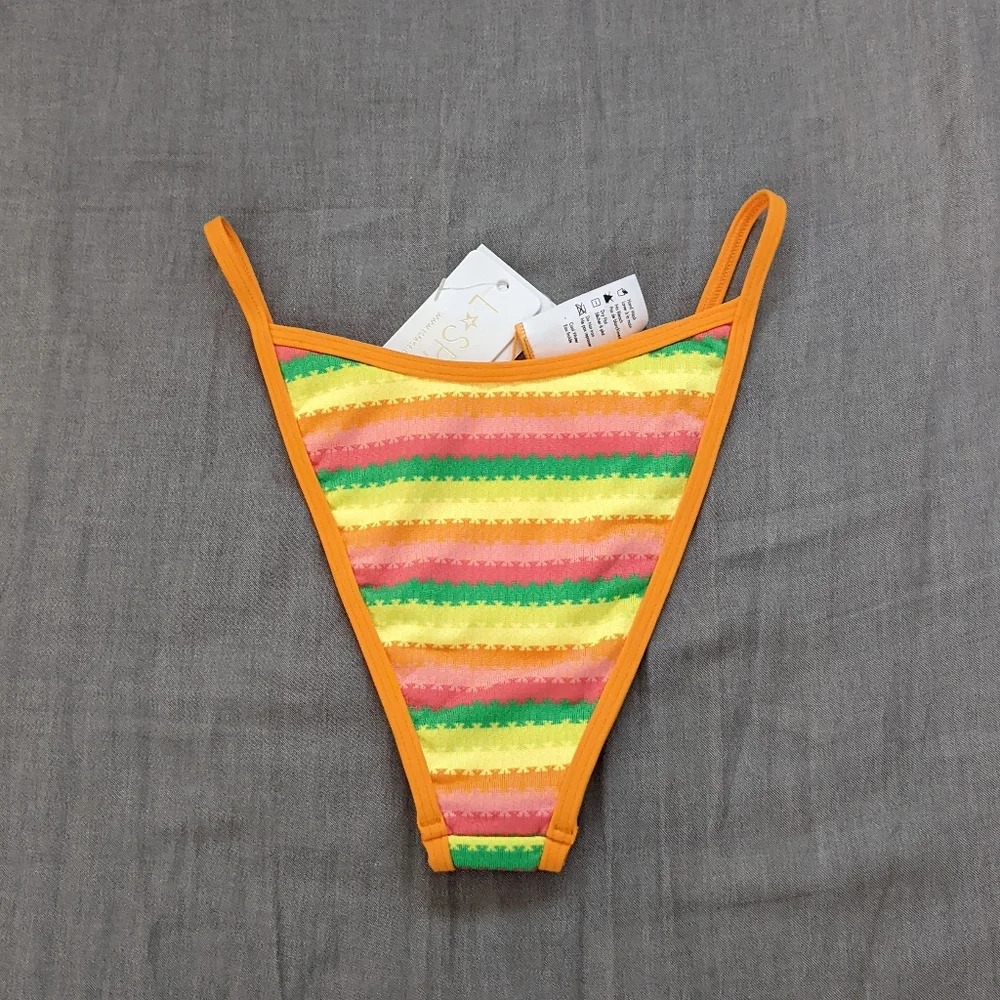 L*Space Tommy Bikini Bottom Under the Sun Striped